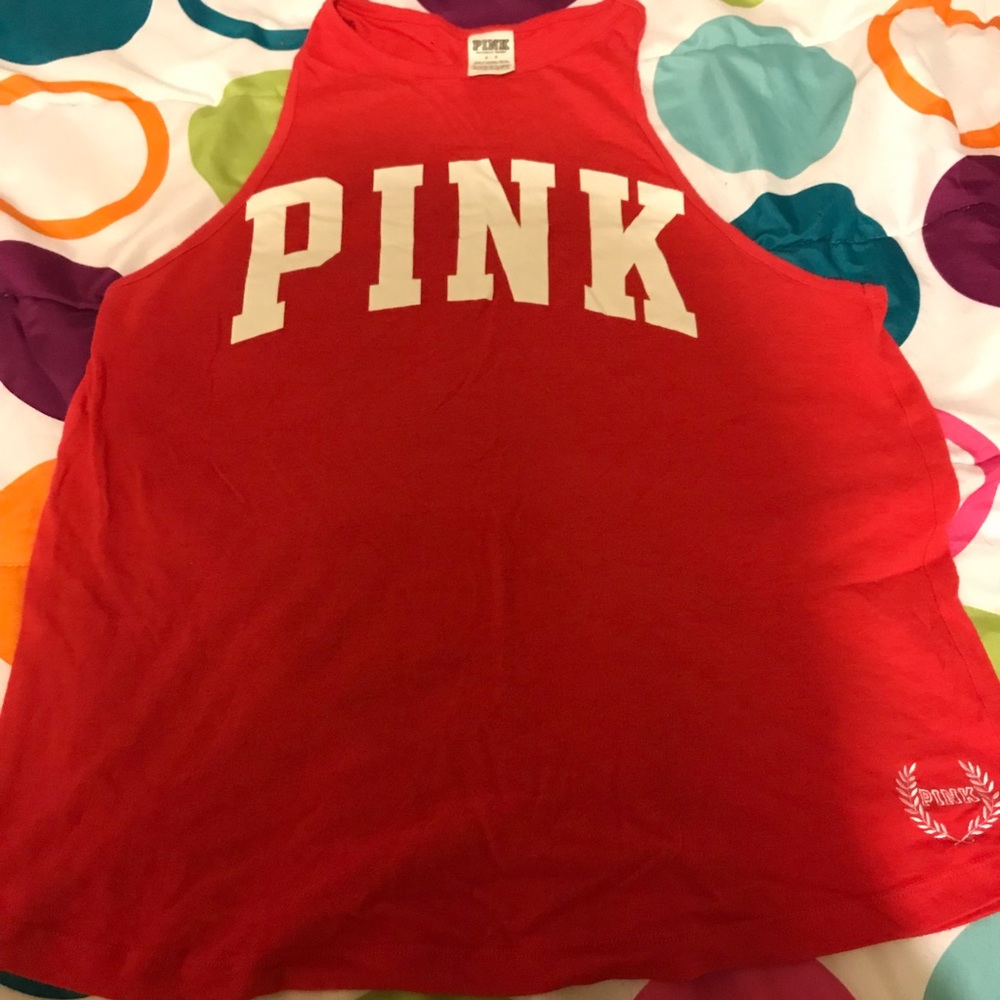 Victoria secret pink racer back tank top